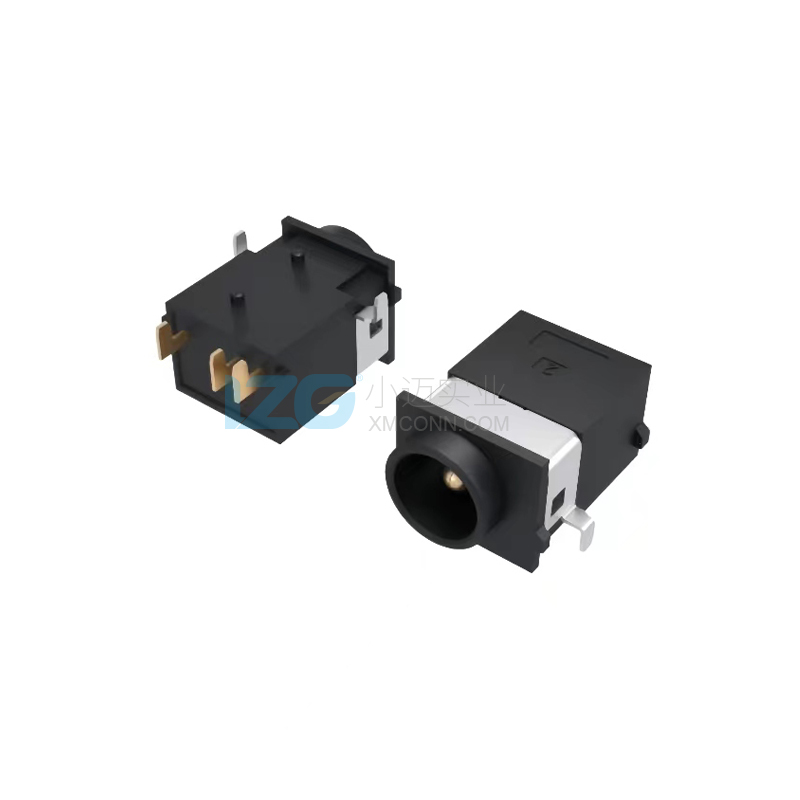 防水DC插座5PIN沉板五脚插板厂家LZG充电插座24V5A